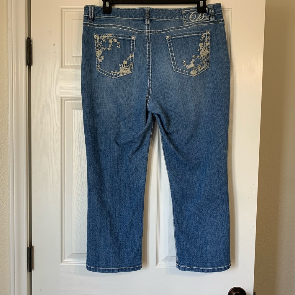 Code Bleu capri jeans